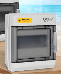 Kotak Listrik Mini Tahan Hujan Terpasang Di Dinding Rumah