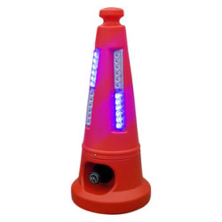 <span>Cône</span> de <span>trafic</span> d'avertissement de LED solaire