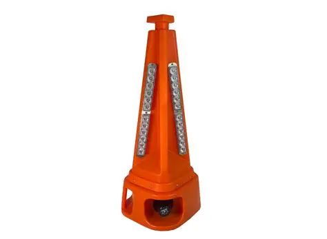 Solar-Powered Smart LED Traffic Cone