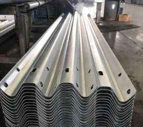 Mountain Road Heavy-Duty Thrie-Beam Guardrail