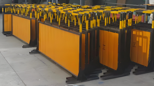 Temporary Work Zone Guardrail