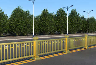 Urban Municipal Zinc-Steel Traffic Barrier