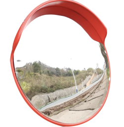 Cermin Cembung <span>Garasi</span>, Bahan Baja Tahan Karat 80Cm Tahan Ledakan