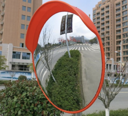 Miroir convexe étanche anti-buée pour garage (60cm)