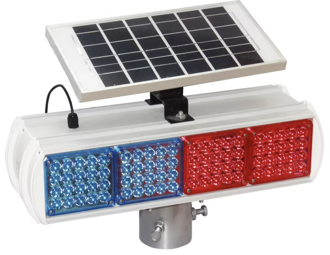 Năng lượng mặt trời giao thông LED ánh sáng nhấp nháy
