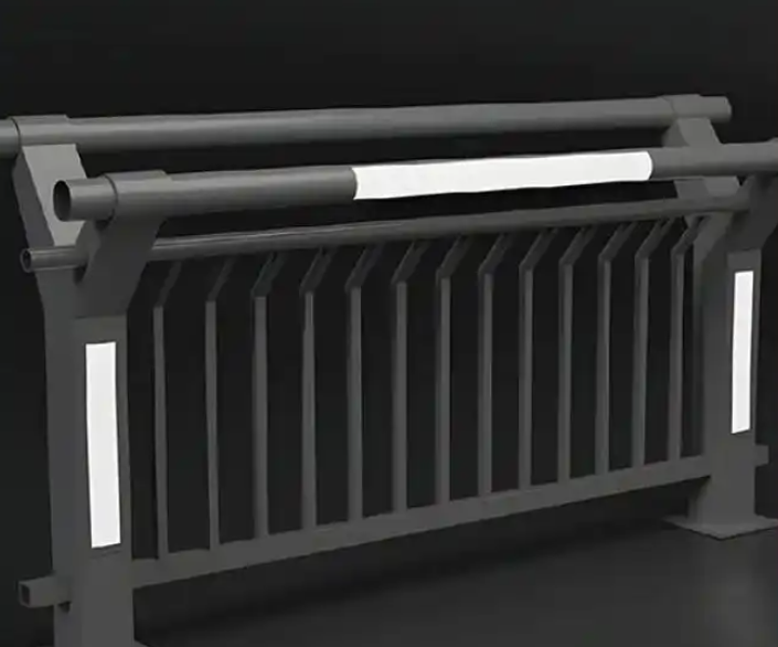 Pont barrière de haute résistance avec feux d'avertissement LED Crash