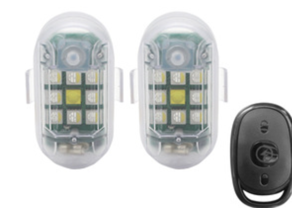 Télécommande de la lumière stroboscopique LED multicolore rechargeable