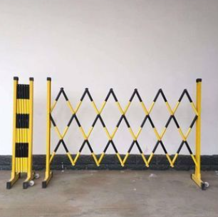 Barrière de sécurité de construction temporaire pliable