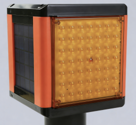 Solar-Powered Delineator <span>Strobe</span> <span>Light</span>