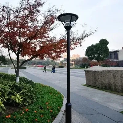 Lampadaire de cour paysager à poteau haut