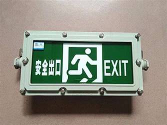 Lumière anti-déflagrante de <span>sortie</span> de secours avec la batterie de secours