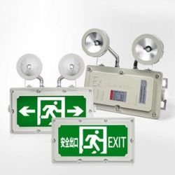 Lumière anti-déflagrante de <span>sortie</span> de secours