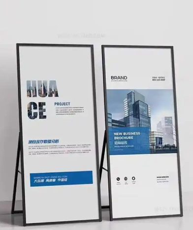 Rapide pliable-Assemblez la signalisation de publicité d'exposition