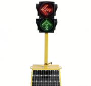 Retractable Temporary Emergency Traffic Signal Pole