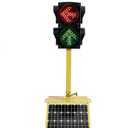 Retractable Temporary Emergency Traffic Signal Pole