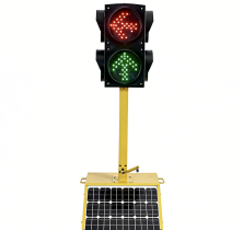 Retractable Temporary Emergency Traffic Signal Pole