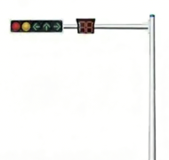 Octagonal Single-Arm Traffic Signal Pole