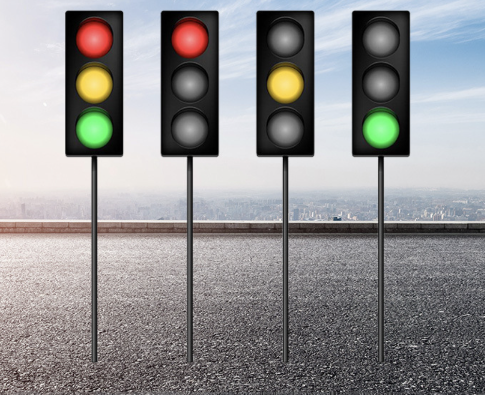 Tiang Sinyal Lalu Lintas Pejalan Kaki Yang Rendah