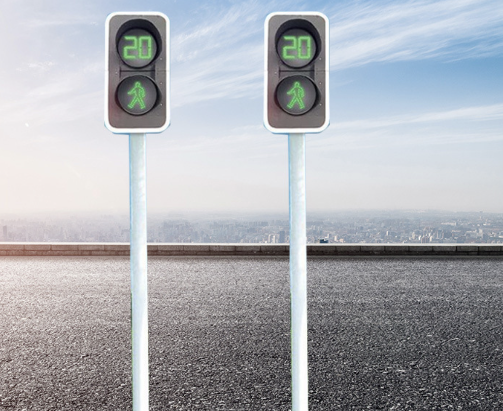 Tiang Sinyal Lalu Lintas Pejalan Kaki Yang Rendah