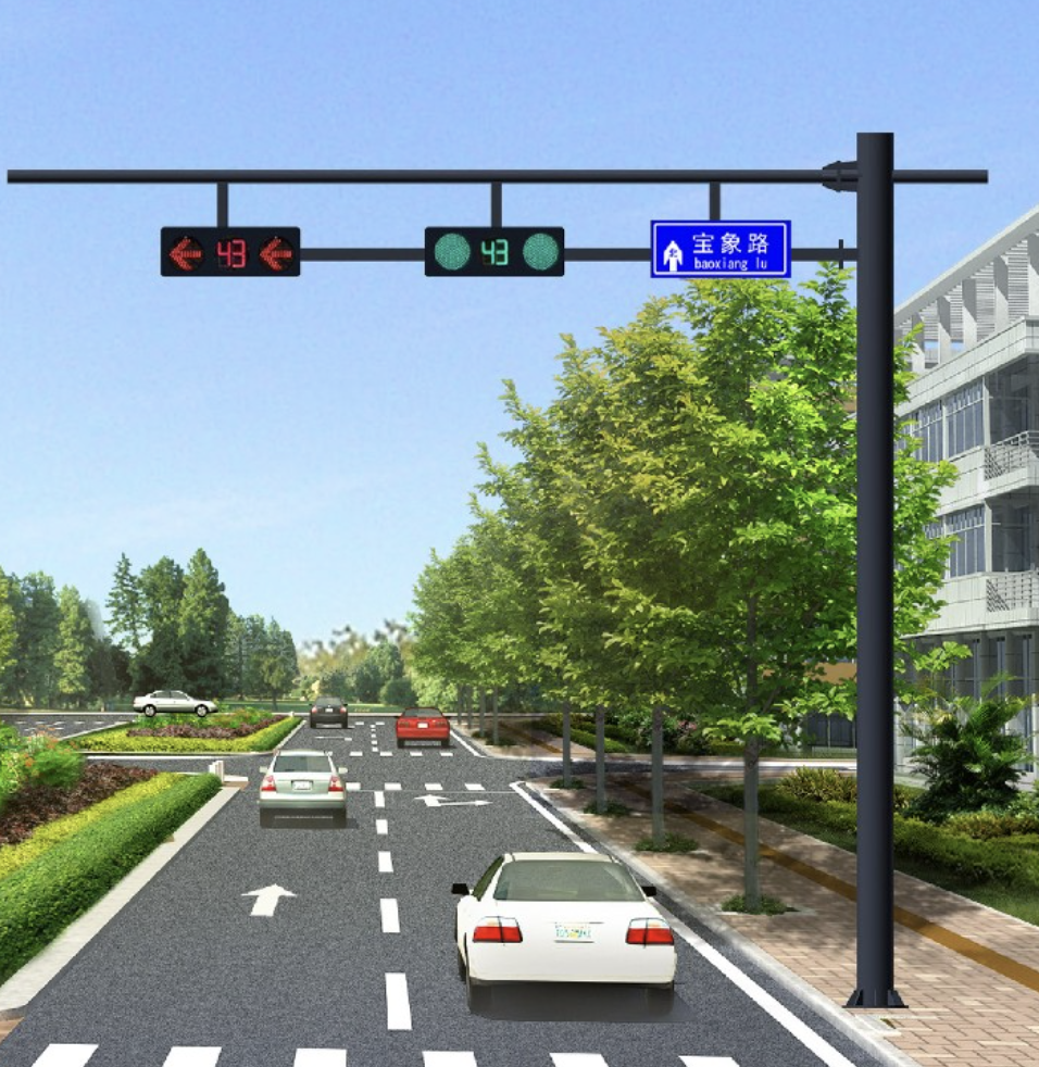 Tiang Sinyal Cerdas Tipe-f Multifungsi