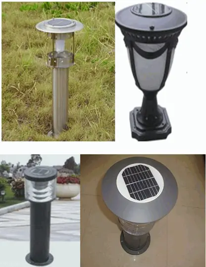 Solar Motion Sensor Color-Changing Lawn Light