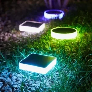 Solar RGB Color-Changing Lawn Light