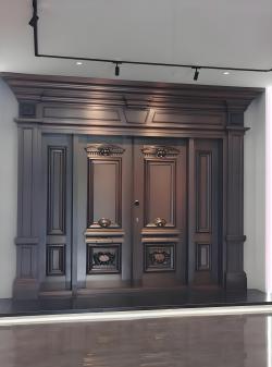Custom Villa Copper Carving Art <span>Entry</span> <span>Door</span>