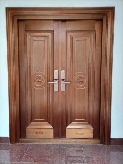 Vintage Handcrafted Copper Carved <span>Entry</span> <span>Door</span>