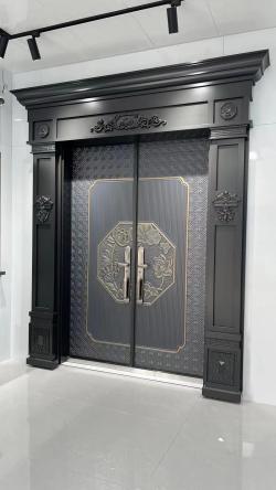 Custom Cast Aluminum Armored Entry Door for Villa