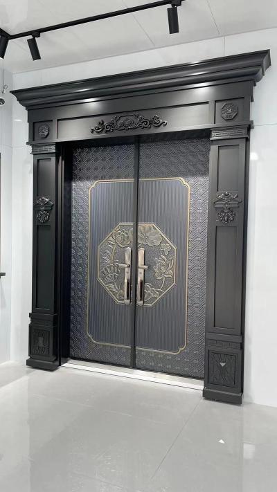Aluminium moulé personnalisé pour Villa de porte d'entrée blindée