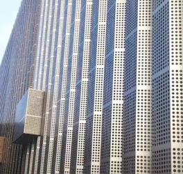 Tường che khuất tấm veneer nhôm <span>composite</span> tổ ong