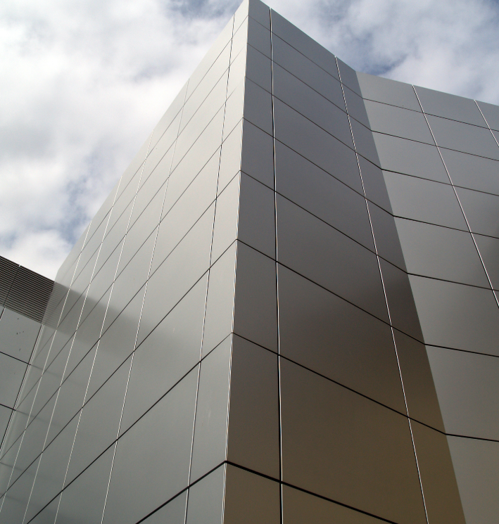Standard Fluorocarbon Sprayed Aluminum Veneer Curtain Wall