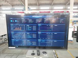 Industrial Process Visualization Mimic Screen