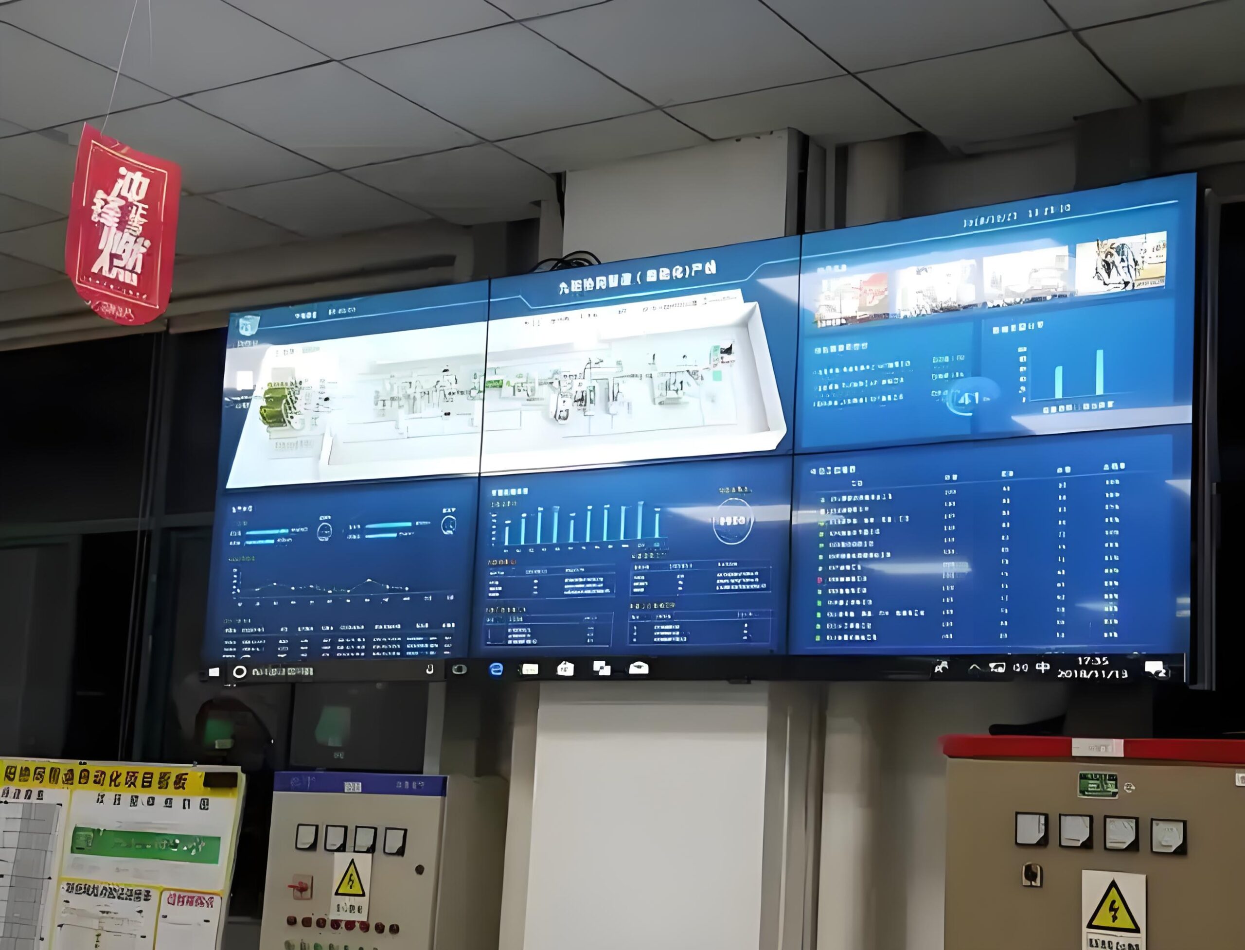 Écran analogique rétroéclairé LCD Surveillance des processus industriels