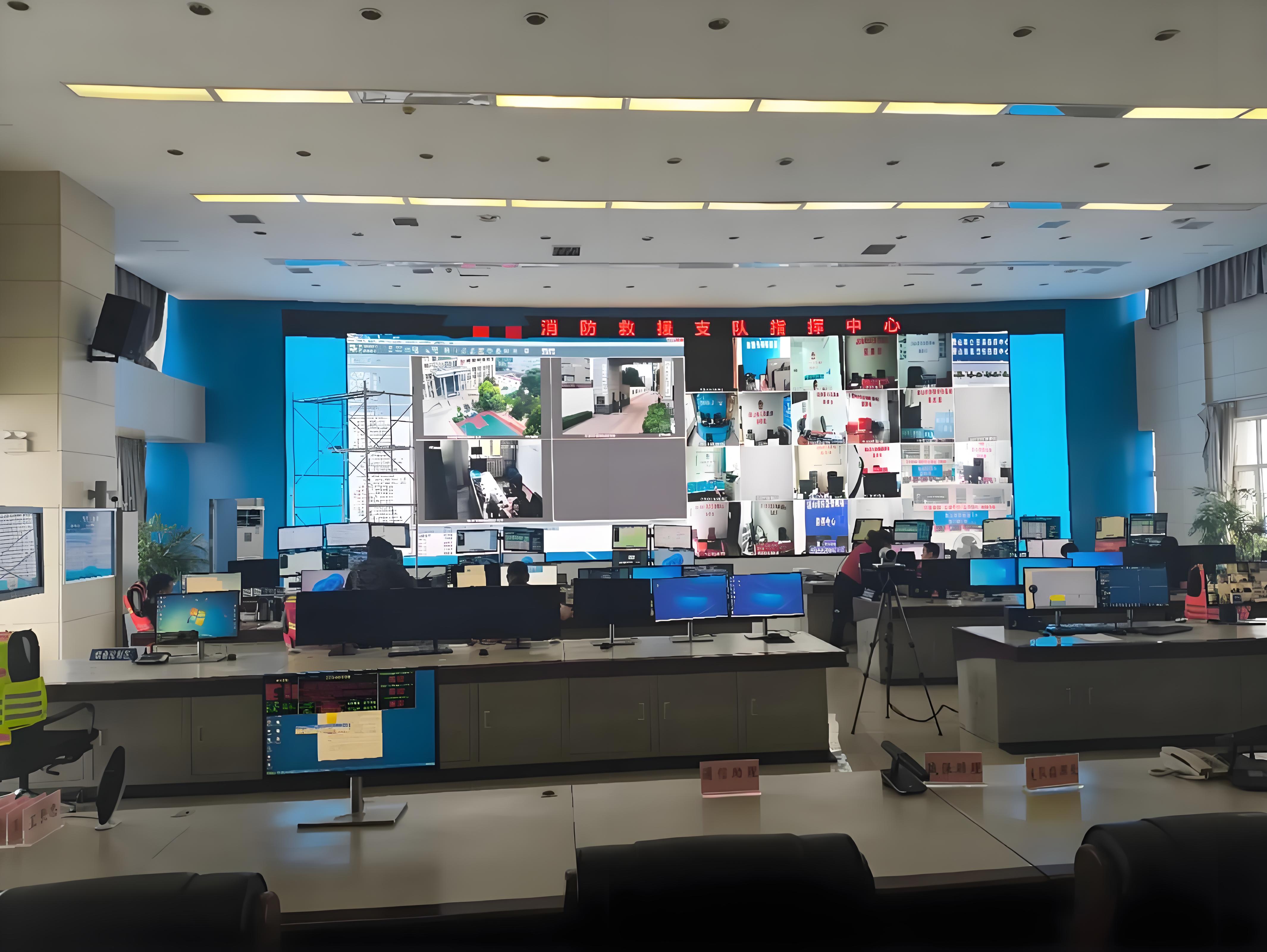 Fire Emergency Command Mimic Screen