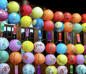 Lentera Hias LED Lipat Bertema Liburan