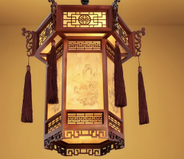 Buatan Tangan Vintage Kayu Solid & Lentera Kulit Domba