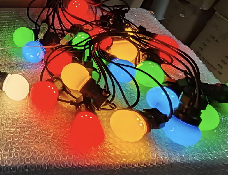 Set Lentera Dekoratif Tali LED RGB