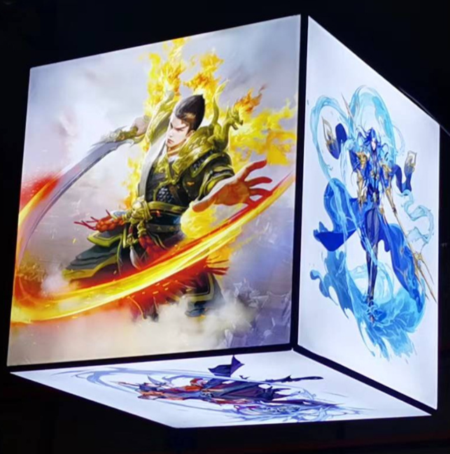 屋外防水スクロールLEDライトボックス