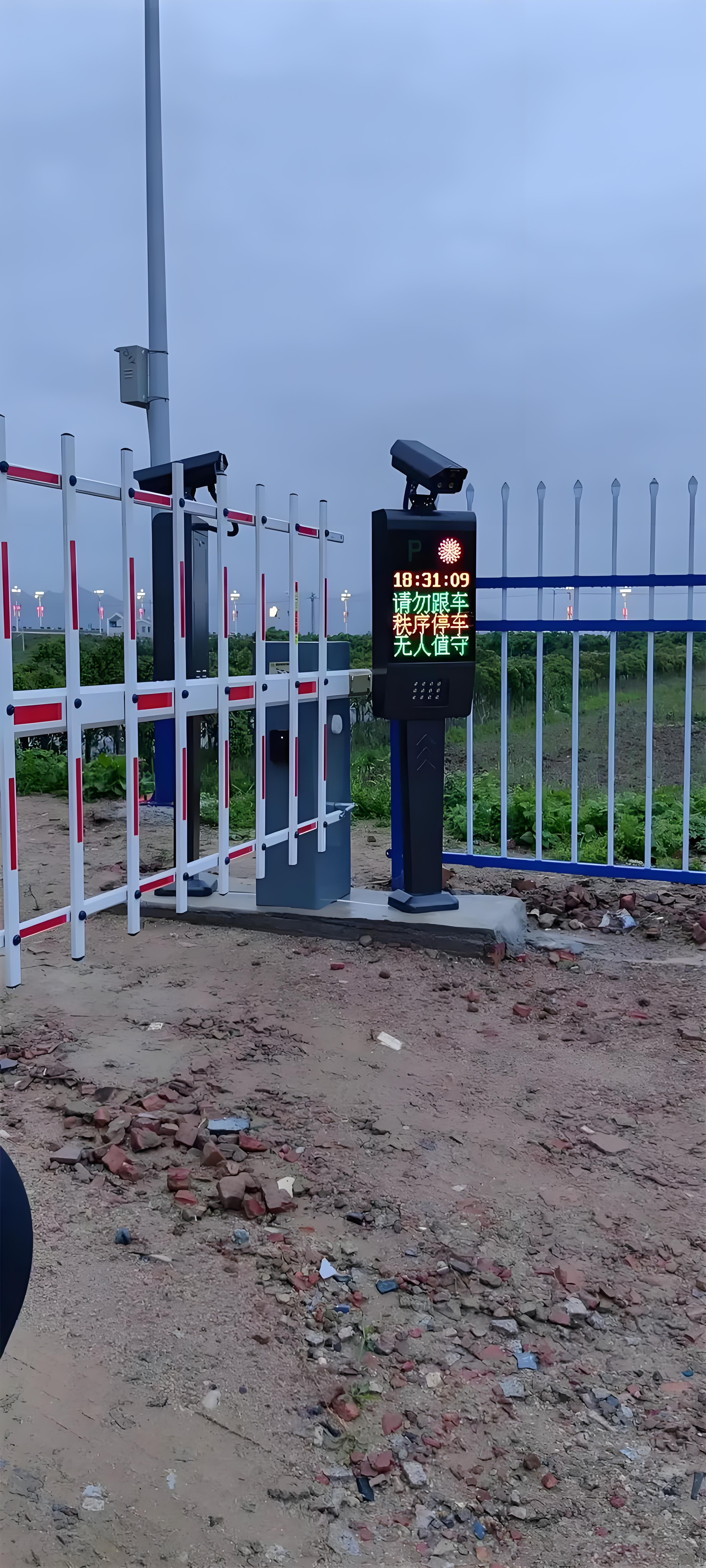 Pagar Lipat Gerbang Penghalang Plaza Komersial