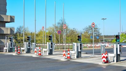 Double Fence Barrier Gate for Anti-Tailgating