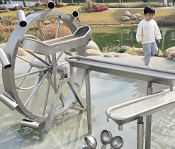 Stainless Steel Multi-Person Pedal Water Wheel