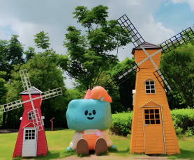 Dutch Electric Landscape Windmill for Amusement Parks