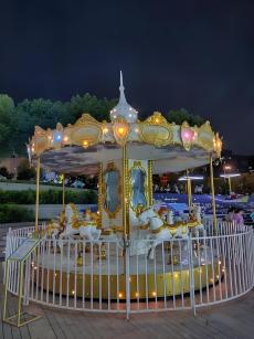 Carrousel portatif de carnaval d'occasion
