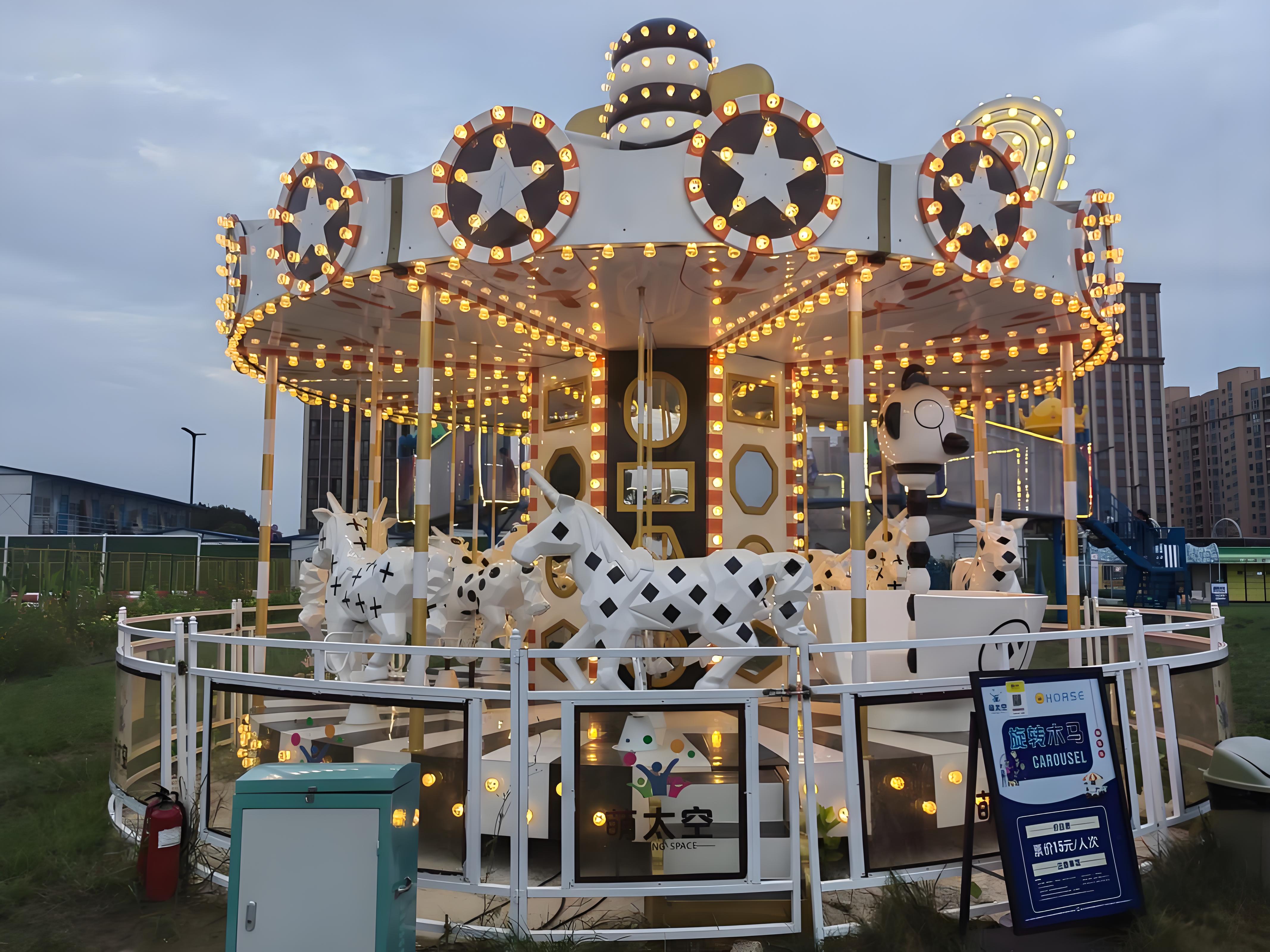 Second-Hand Portable Carnival Carousel