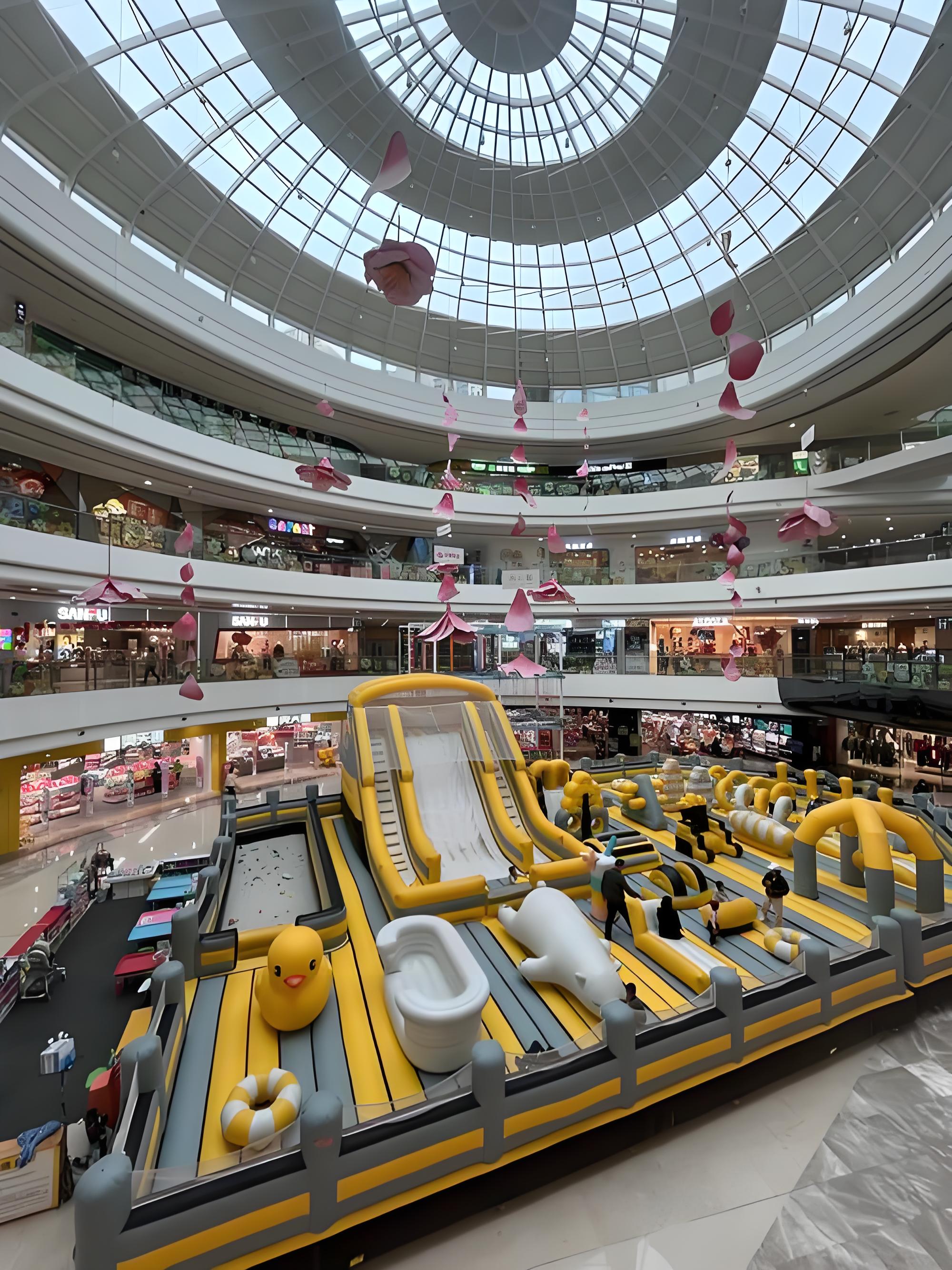 Used Commercial Bounce House Combo (Slide & Obstacle Course)