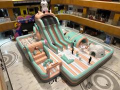 Used Commercial Bounce House Combo (Slide & Obstacle Course)