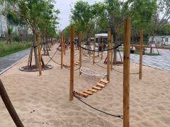 Natural Theme Children's Sand Pool Supporting Facilities