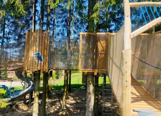Jungle Theme Maze & Crawl Combination Play Structure