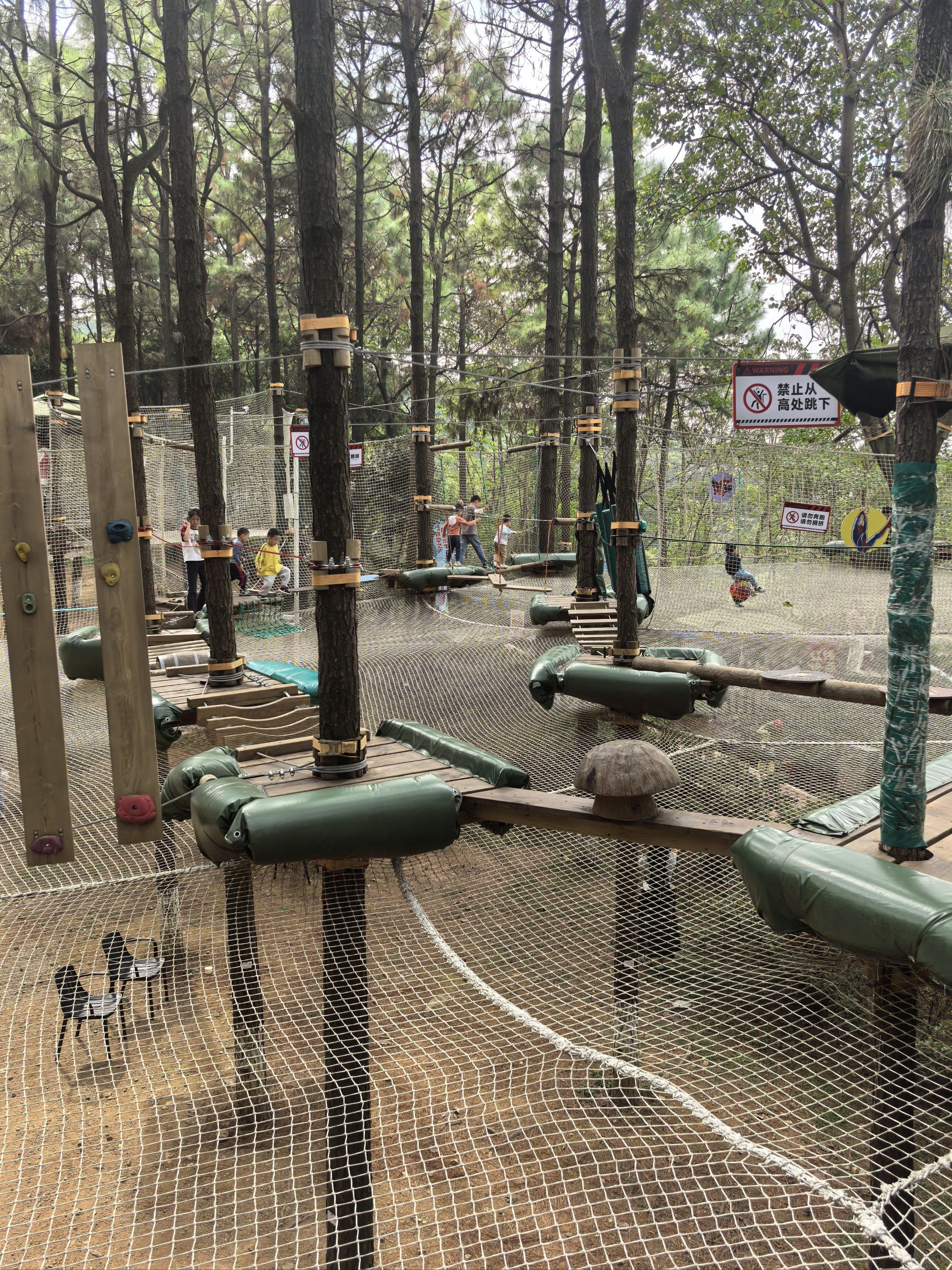 Forest Adventure Unpowered Climbing Tower